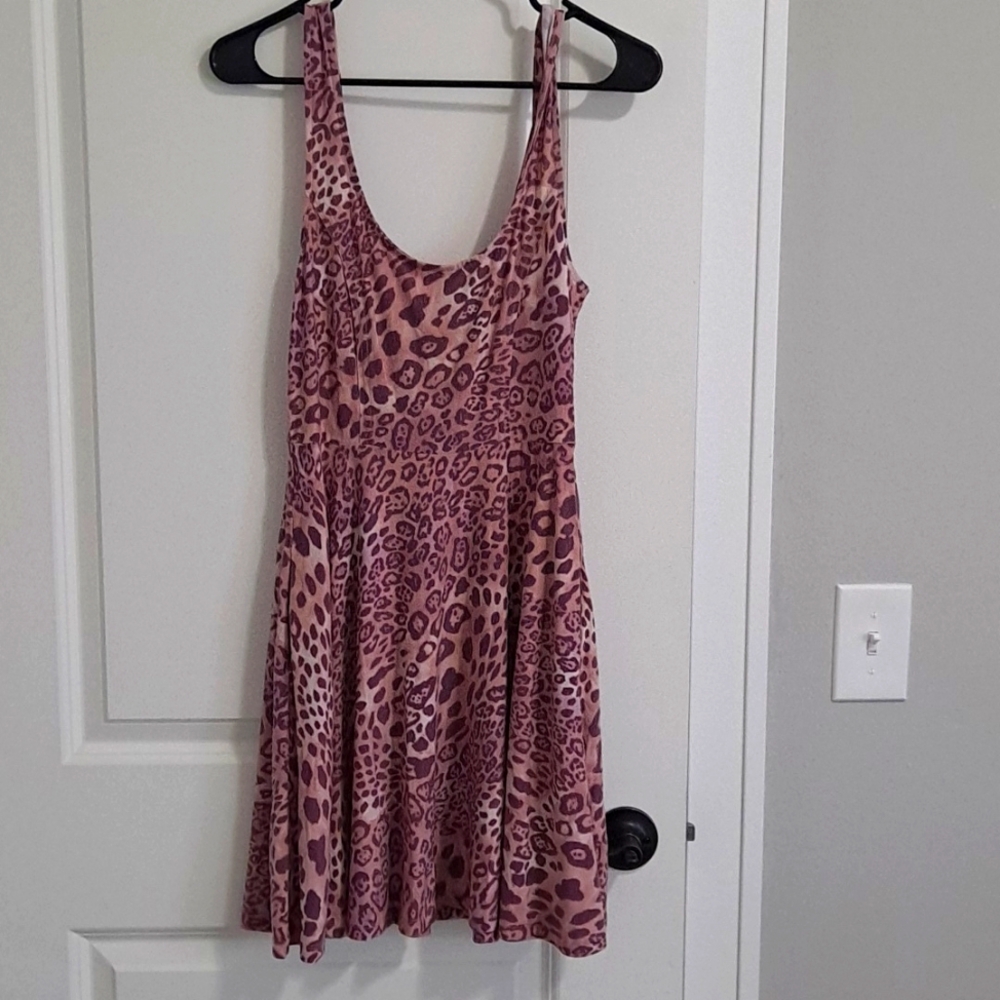 Nollie leopard print dress